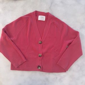 Zara cardigan. Pink. 11-12yrs